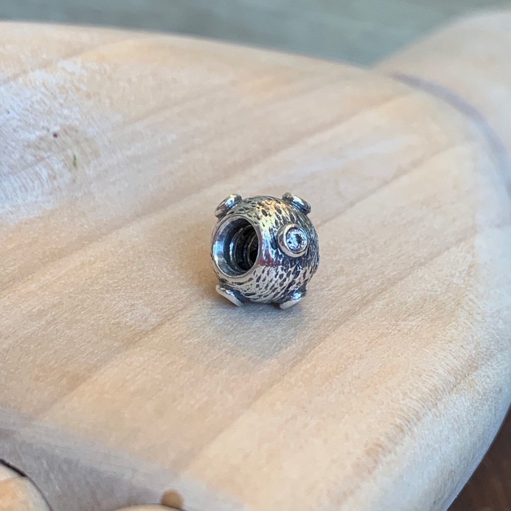 Rare Pandora Clear Moonscape Charm From Denmark 790160CZ Retired